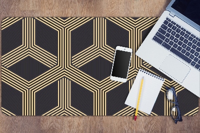 Full desk pad geometric pattern