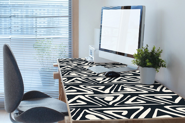 Full desk pad geometric pattern