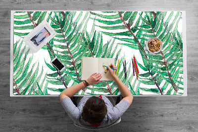 Full desk mat palm leaves