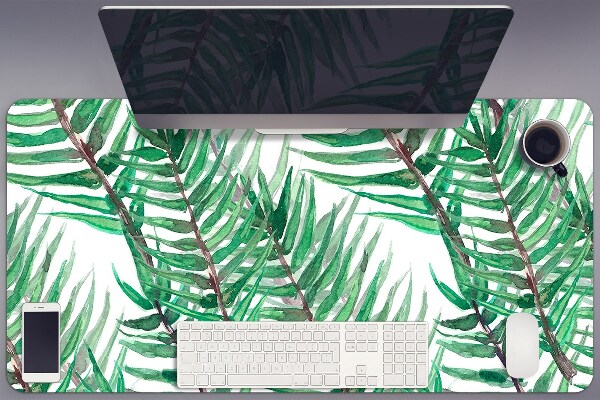 Full desk mat palm leaves