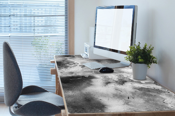 Large desk mat table protector Dark clouds
