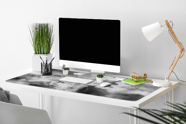 Large desk mat table protector Dark clouds