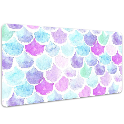 Desk pad colored drops