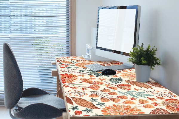 Desk mat artistic Flowers