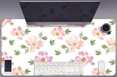 Desk pad watercolor Flowers