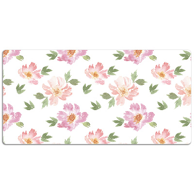 Desk pad watercolor Flowers