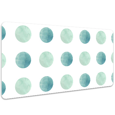 Desk pad watercolor dots