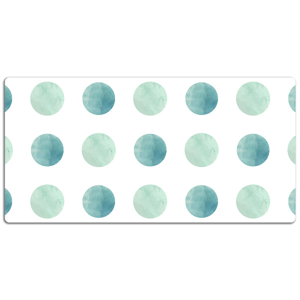 Desk pad watercolor dots