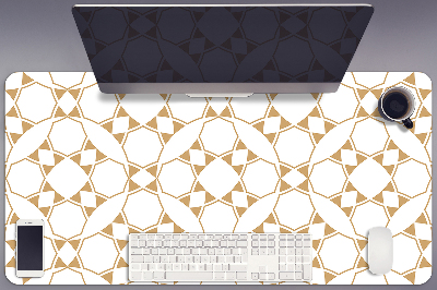 Full desk pad geometric pattern