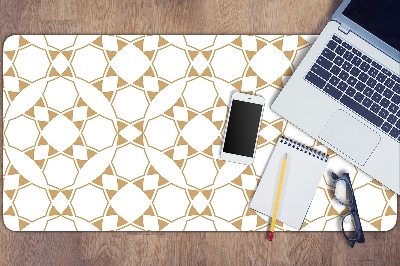 Full desk pad geometric pattern