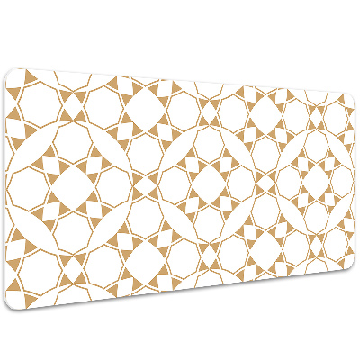 Full desk pad geometric pattern