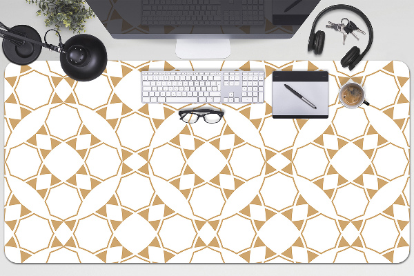 Full desk pad geometric pattern