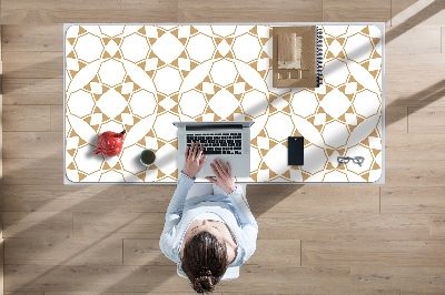 Full desk pad geometric pattern