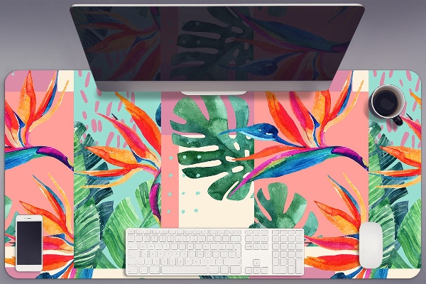 Desk mat Tropical mosaic