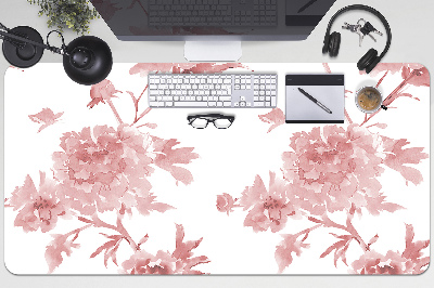 Full desk protector pastel flowers