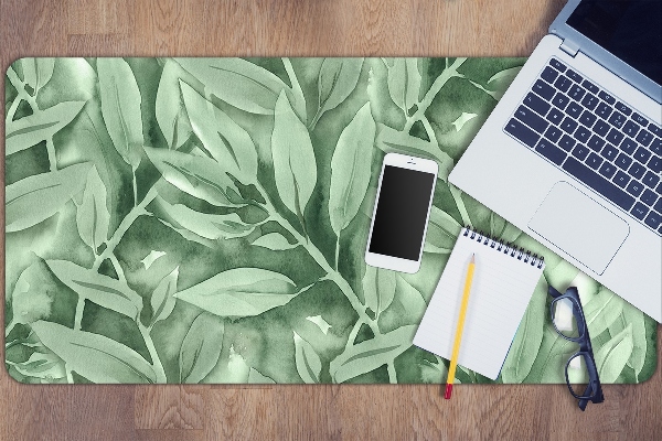 Full desk mat smooth leaves