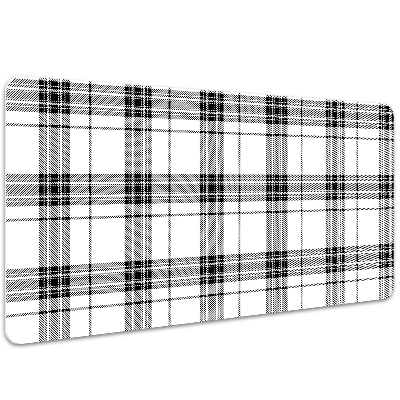 Large desk pad PVC protector Plaid pattern