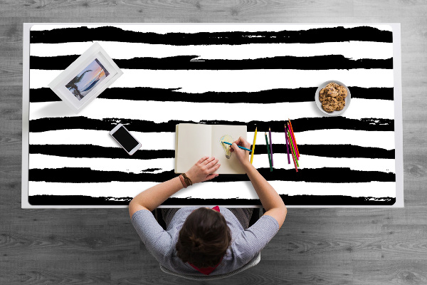 Large desk mat for children zebra