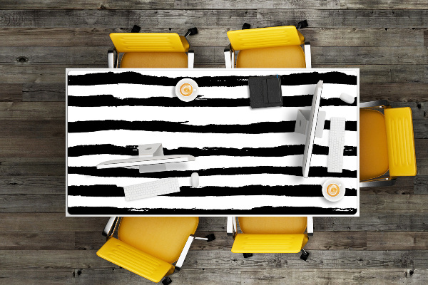 Large desk mat for children zebra