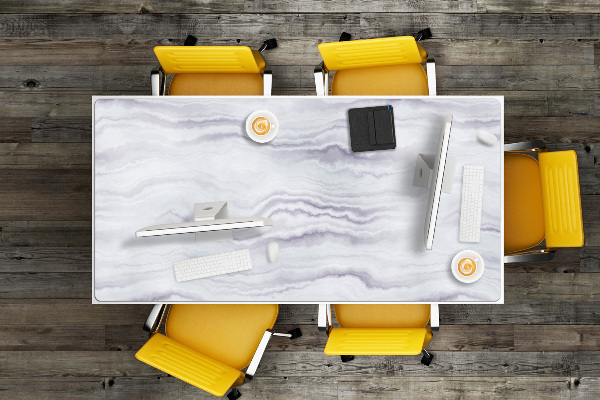 Large desk mat table protector Stone pattern