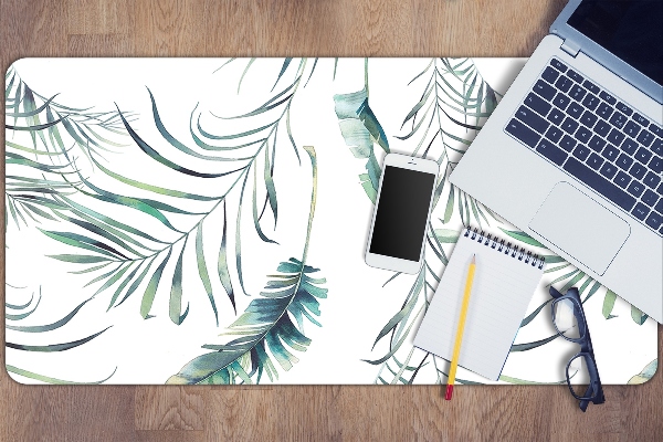 Full desk protector Leaves like feathers