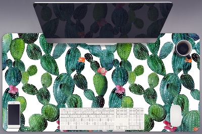 Desk mat Cactus with flowers