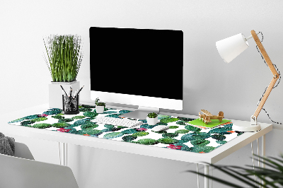 Desk mat Cactus with flowers