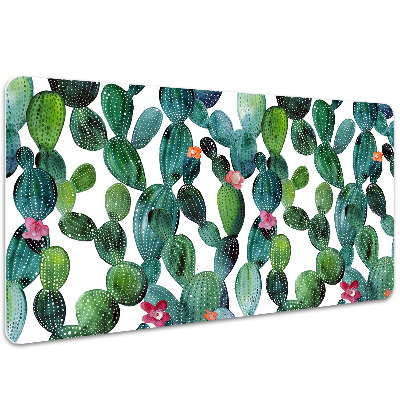 Desk mat Cactus with flowers