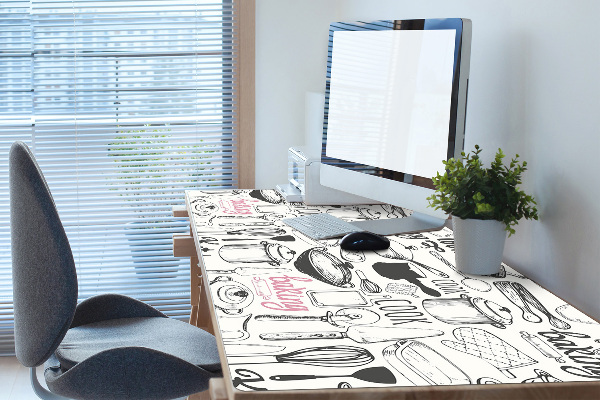 Desk pad kitchen motives