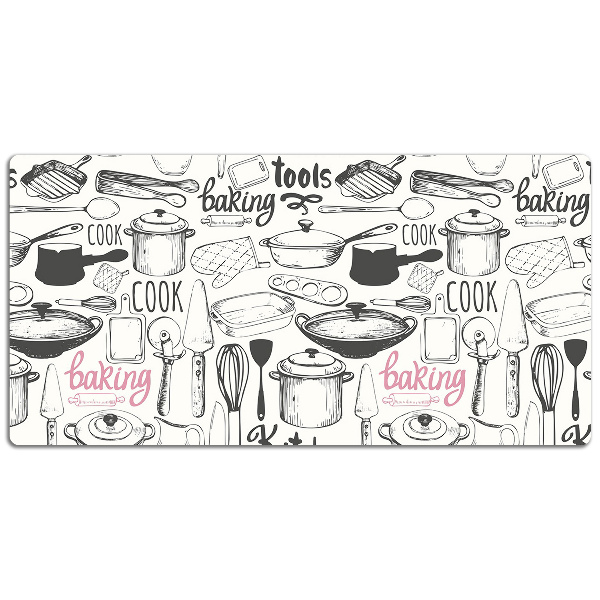 Desk pad kitchen motives