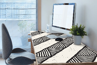 Large desk mat table protector ethnic pattern