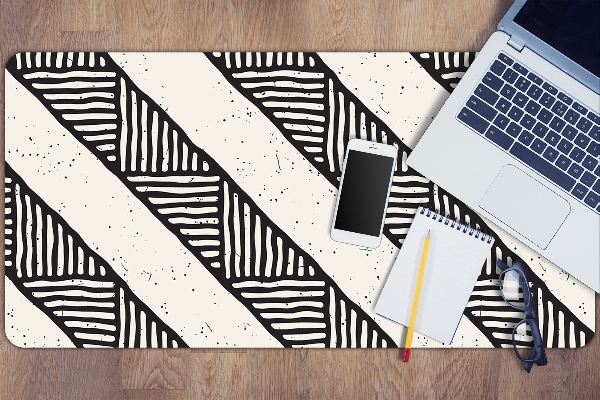 Large desk mat table protector ethnic pattern