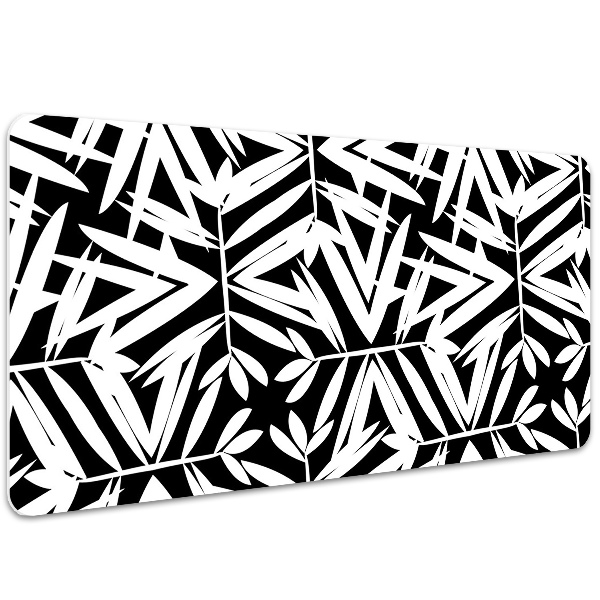 Full desk pad Black-and-white pattern