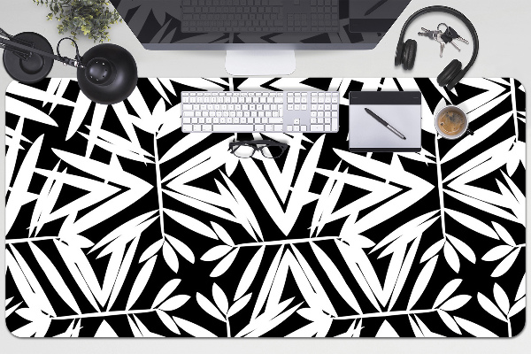 Full desk pad Black-and-white pattern