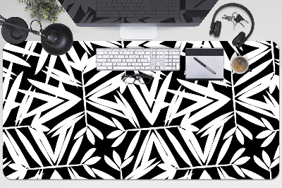 Full desk pad Black-and-white pattern