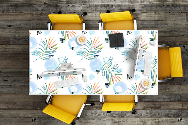Desk pad tropical pattern