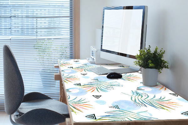 Desk pad tropical pattern