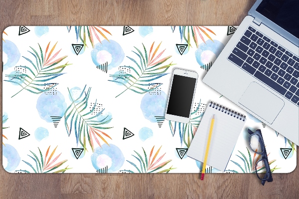 Desk pad tropical pattern