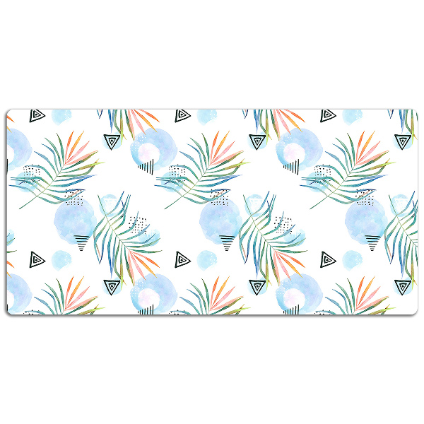 Desk pad tropical pattern