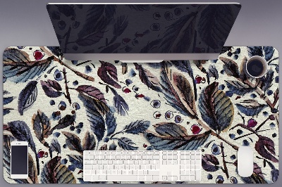 Full desk mat Vintage leaves