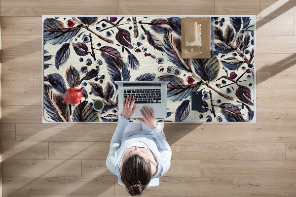 Full desk mat Vintage leaves