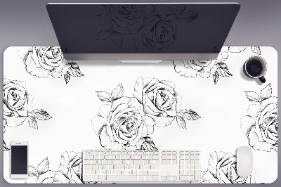 Large desk mat for children Roses