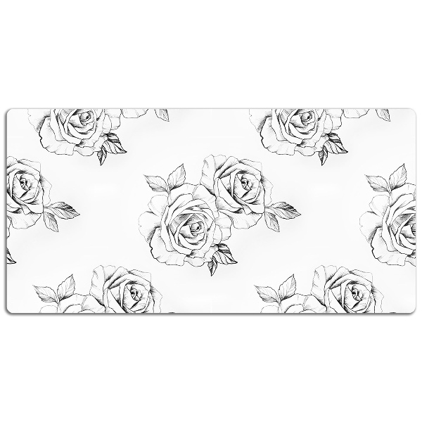 Large desk mat for children Roses