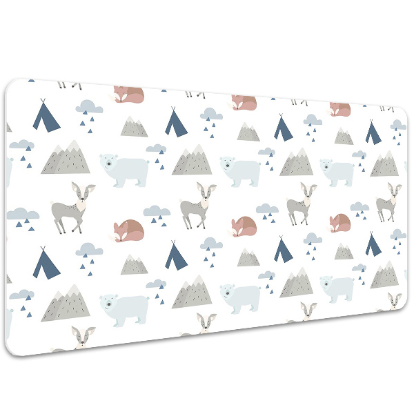 Desk pad forest animals