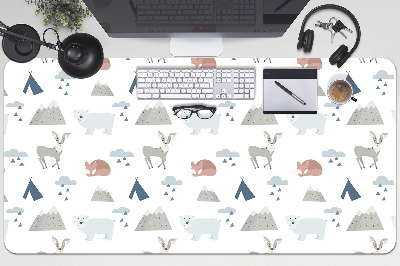 Desk pad forest animals