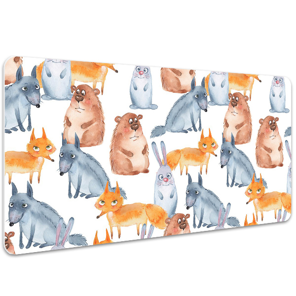 Large desk mat for children Pets