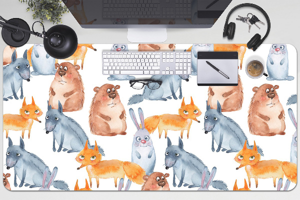 Large desk mat for children Pets
