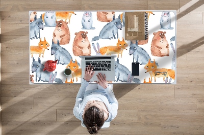 Large desk mat for children Pets
