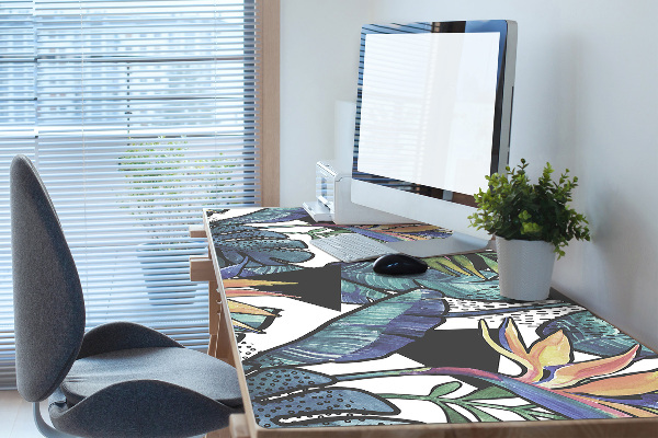 Full desk mat palm leaves