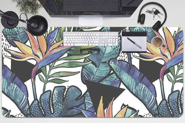 Full desk mat palm leaves